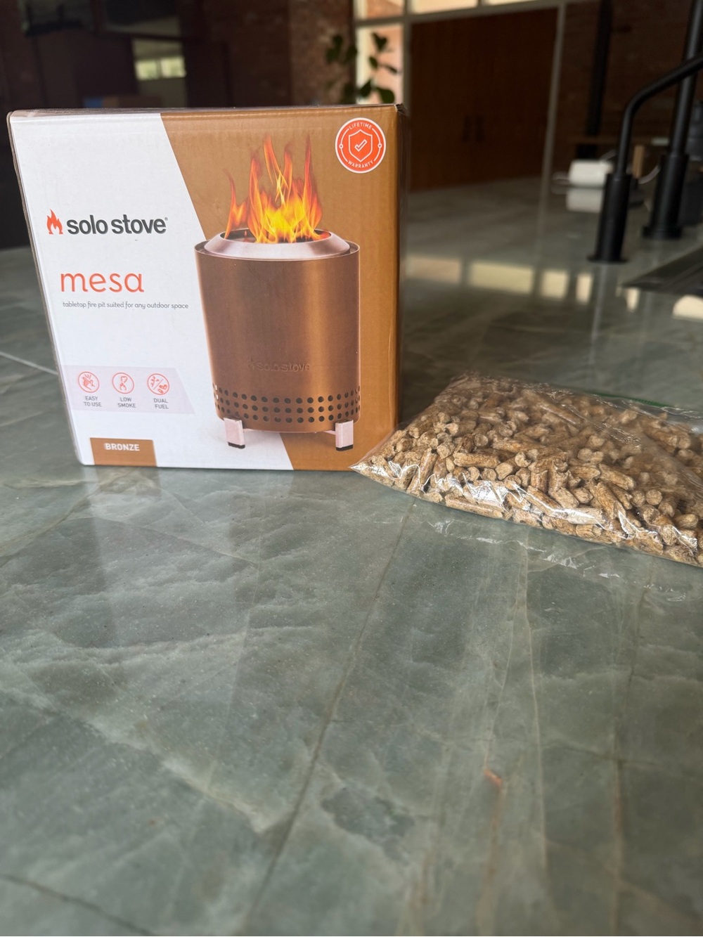 Mesa Solo Stove Tabletop Fire Pit - Bronze